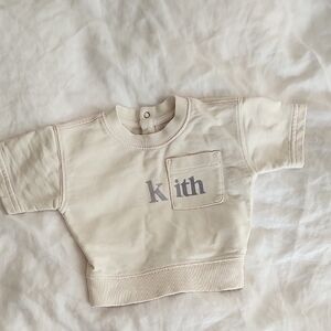 Kith Cream Short Sleeve Tee Casual Comfort